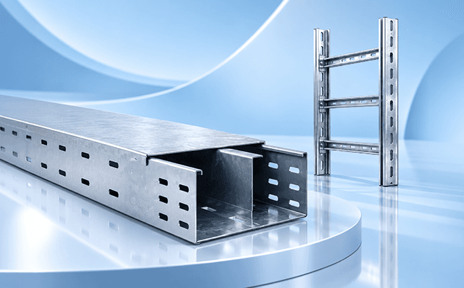 Cable tray and cable ladder