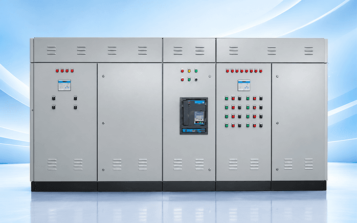 Electrical distribution panel with air circuit breaker