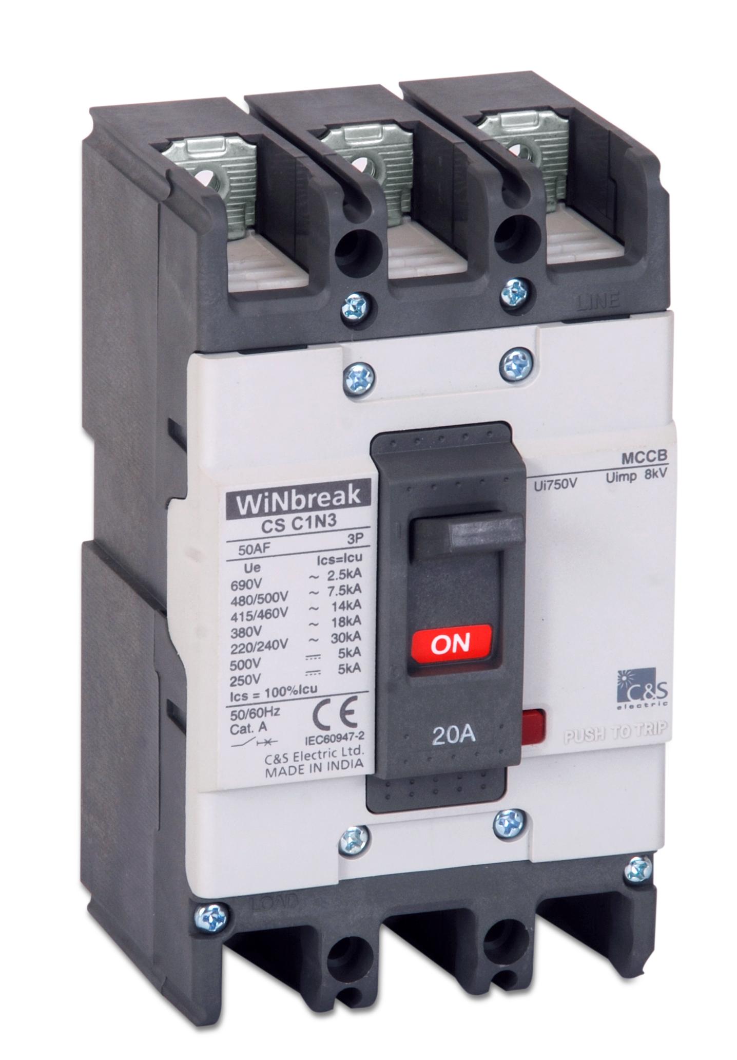 Moulded Case Circuit Breakers 5A to 1200A
